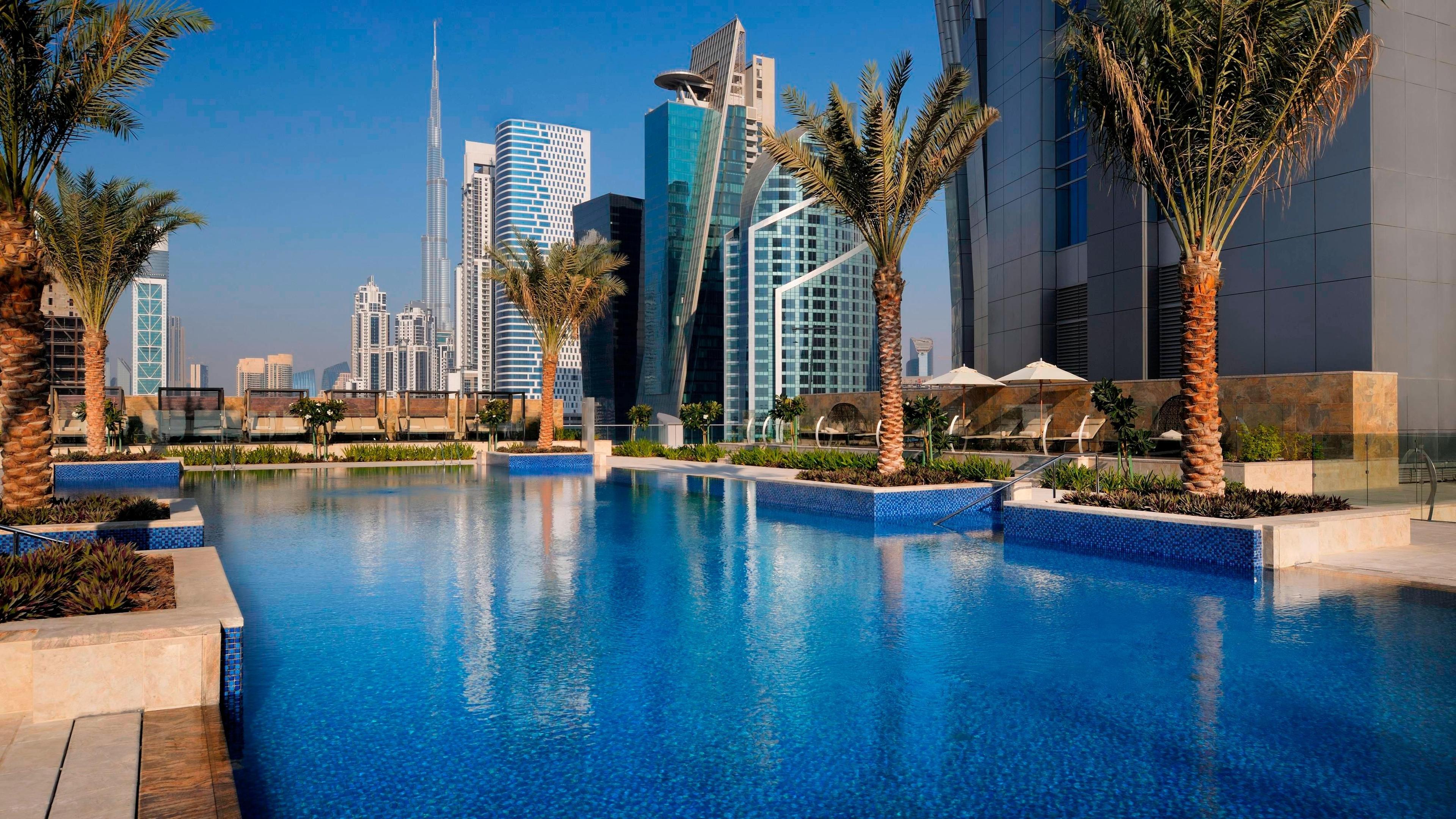 Cityscape Oasis Poolside Daycation