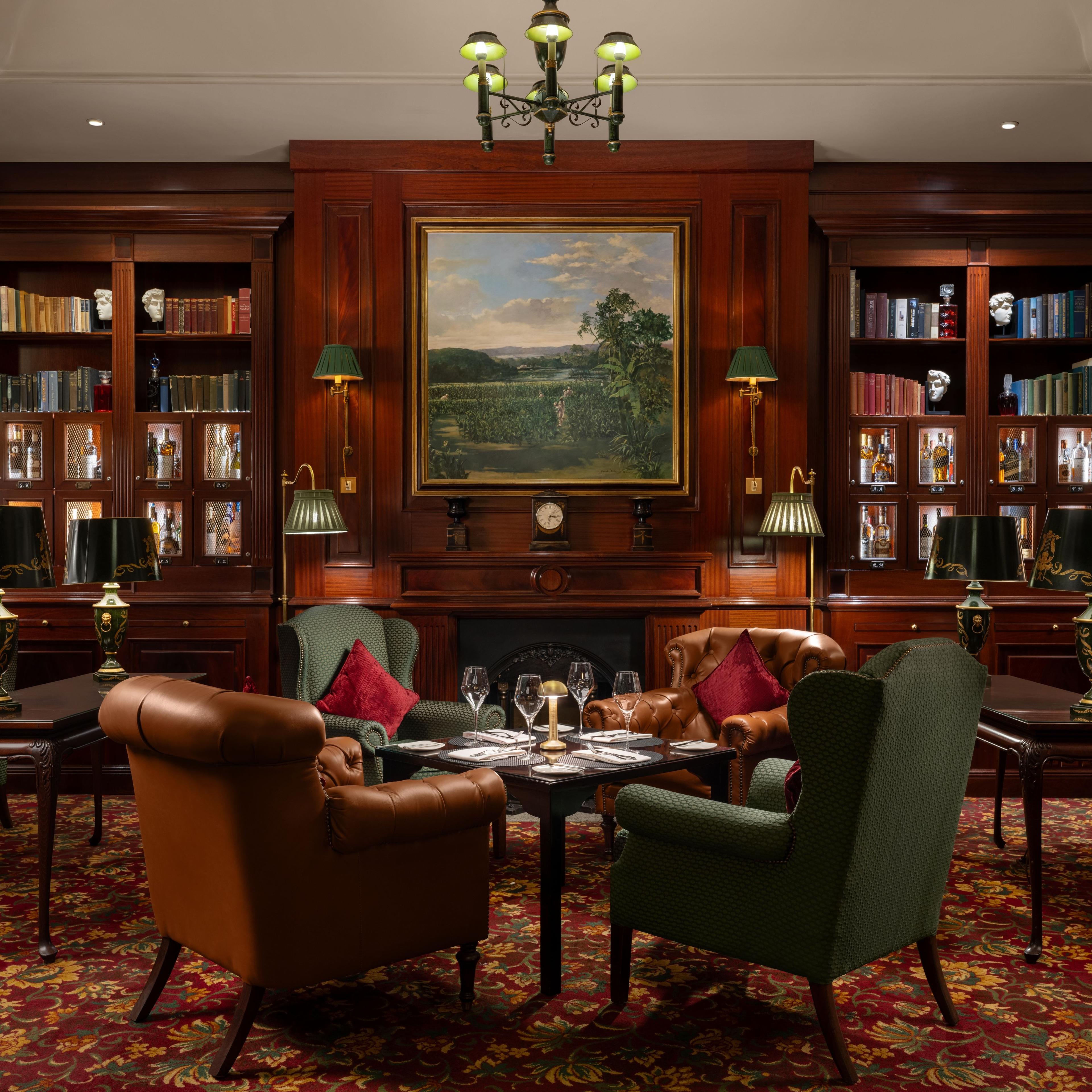 The Library Steakhouse & Cigar Lounge logo