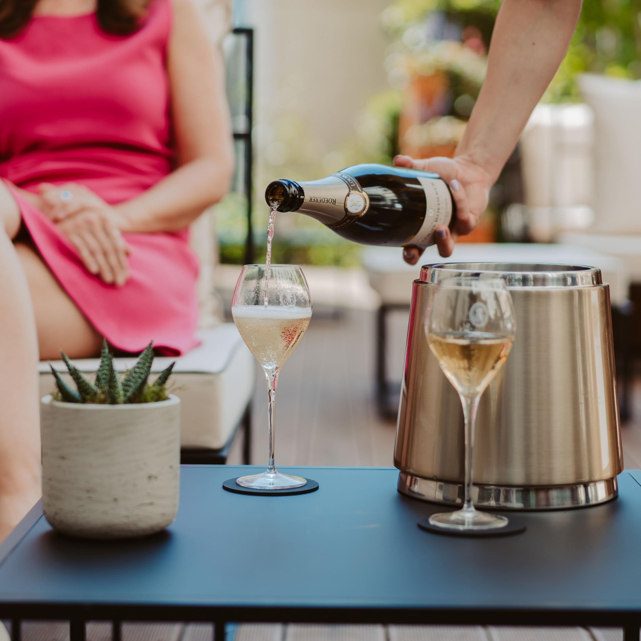 Secret Champagne Garden